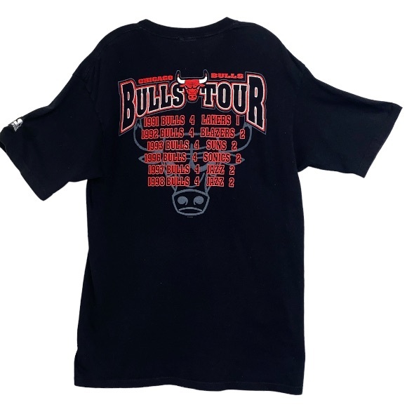 Vintage NBA Finals Chicago Bulls 1998 NBA champions T-Shirt size L - Picture 7 of 16